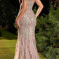Andrea & Leo A1257 Long Off the Shoulder Embellished Gown