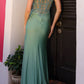 Nox Anabel A1373 Long Off the Shoulder Embroidered Bodice Satin Gown