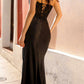 Nox Anabel A1374 Long Spaghetti Strap Sheer Bodice Fitted Gown