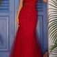 Nox Anabel A1376 Long Fitted Mermaid Gown Open Lace Up Back