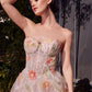 Andrea & Leo A1383 Dress Watercolor Floral A-Line Gown