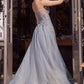 Vestido A1415 de Andrea & Leo con corsé sin tirantes y adornos de gala
