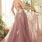 Andrea & Leo A1419 Dress English Violet A-Line Layered Tulle Gown Of Whimsy