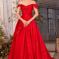 Andrea & Leo A1424 Dress Off The Shoulder Organza Ball Gown
