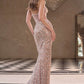 Vestido de Andrea & Leo A1481 ajustado sin tirantes con escote corazón y corpiño de corsé