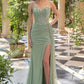 Andrea & Leo A1494 Vestido Formal Ajustado sin Tirantes con Escote Corazón