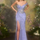 Vestido entallado Andrea & Leo A1498 con escote corazón y hombros descubiertos