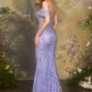 Vestido entallado Andrea & Leo A1498 con escote corazón y hombros descubiertos