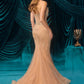 Andrea & Leo A1501 Sculpted Red Carpet Fitted Gown
