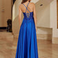 Nox Anabel A1725 Stretch Satin A-Line Dress
