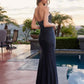 Nox Anabel A1739 Vestido de noche largo, entallado y sin tirantes