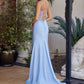 Nox Anabel A1740 Stretch Satin Fitted Evening Prom Gown