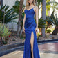 Nox Anabel A1742 Vestido de noche/fiesta de satén elástico ajustado