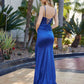Nox Anabel A1742 Vestido de noche/fiesta de satén elástico ajustado