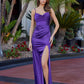 Nox Anabel A1742 Vestido de noche/fiesta de satén elástico ajustado