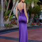 Nox Anabel A1742 Vestido de noche/fiesta de satén elástico ajustado