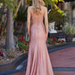 Vestido Nox Anabel A1745 elástico ajustado de satén
