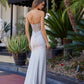Vestido Nox Anabel A1745 elástico ajustado de satén