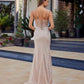 Nox Anabel A1746 Exquisito Vestido Formal Ajustado de Tul