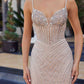 Nox Anabel A1746 Exquisito Vestido Formal Ajustado de Tul