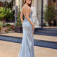 Nox Anabel A1749 Long Stretch Satin Fitted Formal Evening Prom Gown