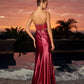 Nox Anabel A1750 Fitted Stretch Satin Formal Evening Prom Gown