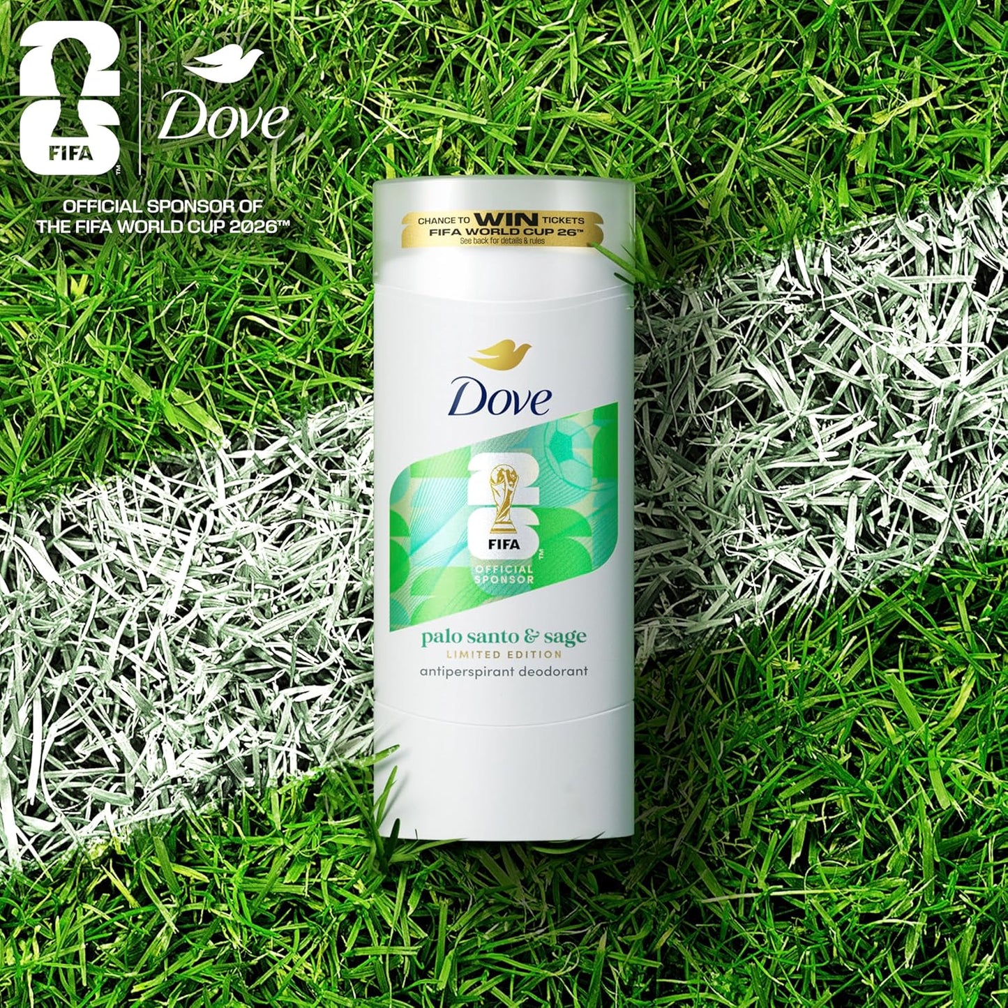 Dove Barra Sólida Palo Santo y Salvia para 72 Horas de Protección contra el Sudor y el Olor Sin Alcohol 74 g