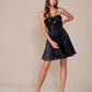 Nox Anabel A825 Short Metallic A-Line Homecoming Dress