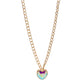 Heart Stone Pendant Necklace