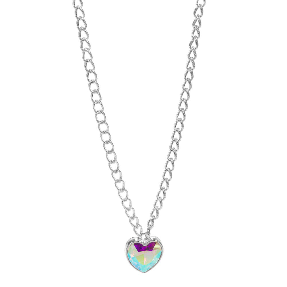 Heart Stone Pendant Necklace