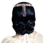 Multi Stone Rhinestone Sash Ribbon Wedding Belt Headband