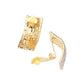Trendy Crystal Rhinestone Pave Collar Necklace Earring Set
