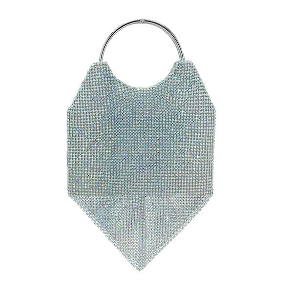 Shimmery Evening Clutch Crossbody Bag