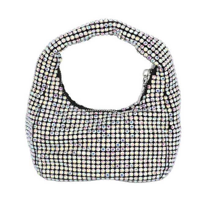 Bling Studded Micro Mini Top Handle Bag