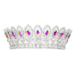 Marquise Stone Accented Pageant Crown Tiara