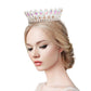 Marquise Stone Accented Pageant Crown Tiara
