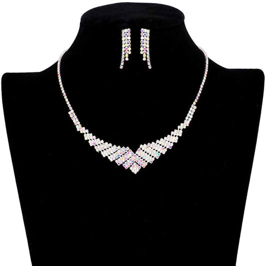 Rhinestone Pave Necklace