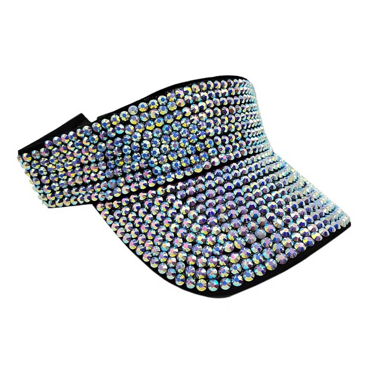 Women's Bling Studded Visor Hat