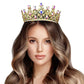 Round Teardrop Stone Accented Princess Tiara