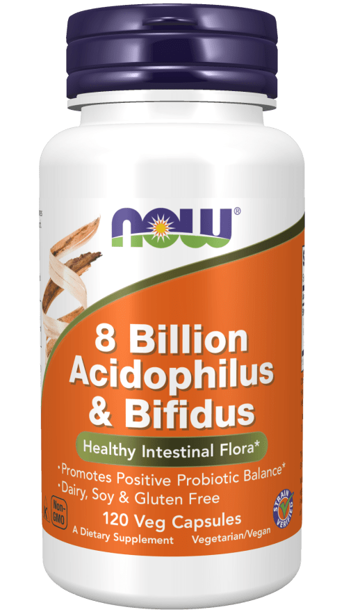 Acidophilus y Bifidus 8 Mil Millones