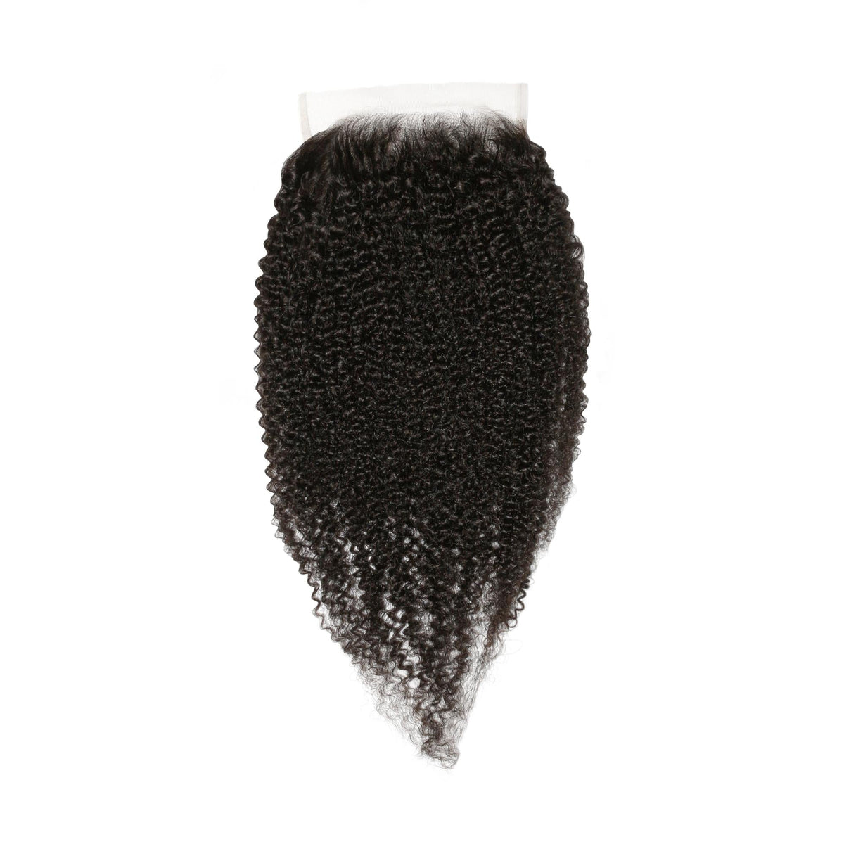 Cierre de encaje HD 6x6 de cabello humano afro rizado