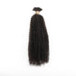 Cabello trenzado 100 % humano afro kinky a granel