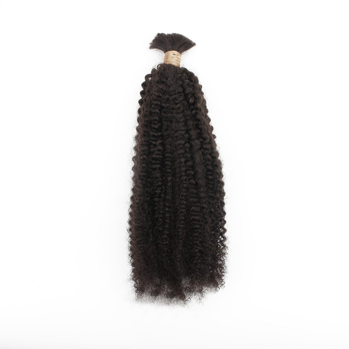 Cabello trenzado 100 % humano afro kinky a granel