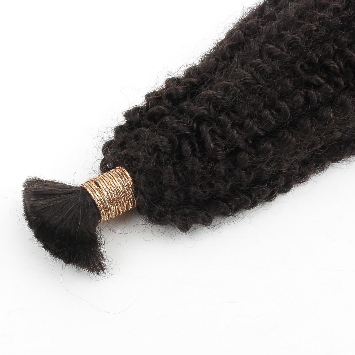 Cabello trenzado 100 % humano afro kinky a granel
