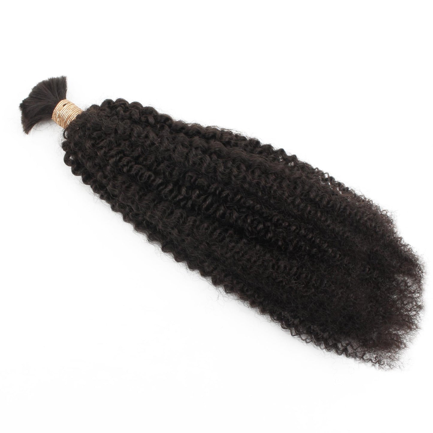 Cabello trenzado 100 % humano afro kinky a granel