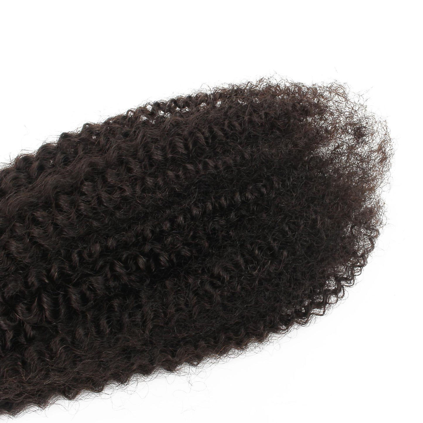 Cabello trenzado 100 % humano afro kinky a granel