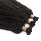 Cabello trenzado 100 % humano afro kinky a granel