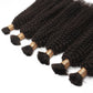 Cabello trenzado 100 % humano afro kinky a granel