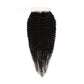 Afro Kinky Curly 4x4 Transparent Lace Human Hair Closure