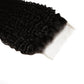 Afro Kinky Curly 4x4 Transparent Lace Human Hair Closure